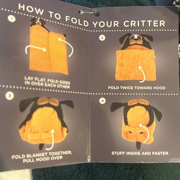 Comfy critters Michigan State huggable, blanket - Picture 4 of 4